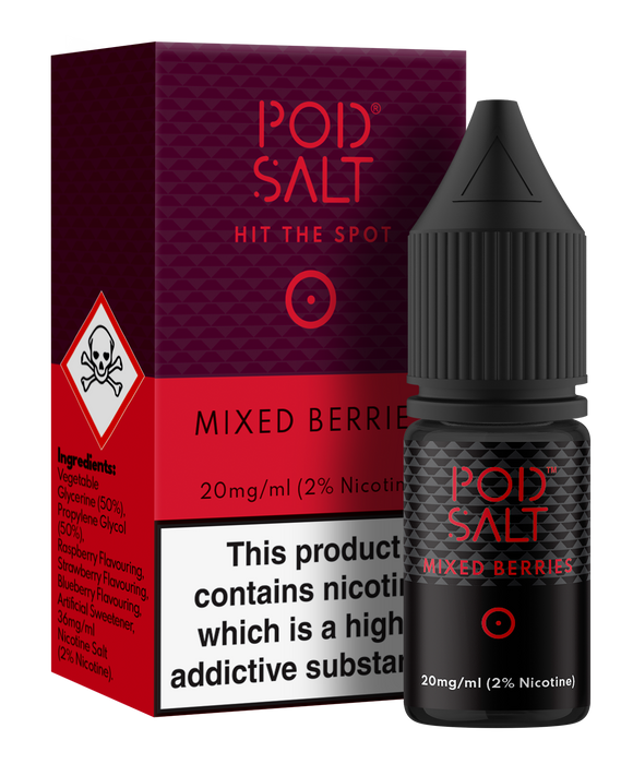 Mixed Berries 10ml Nicotine Salt E-Liquid by Core Pod Salt