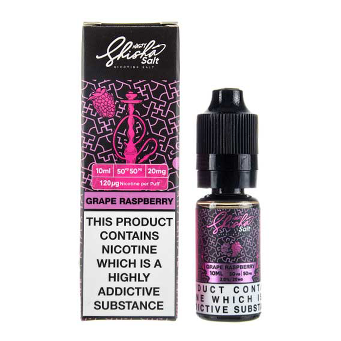 Grape Raspberry E-Liquid 10ml Nic Salt By Nasty Juice