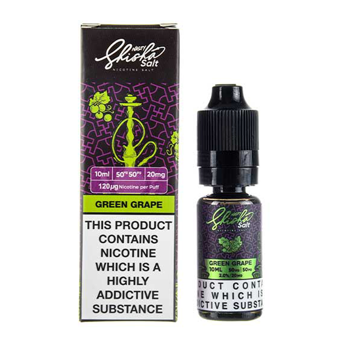 Green Grape E-Liquid 10ml Nic Salt By Nasty Juice