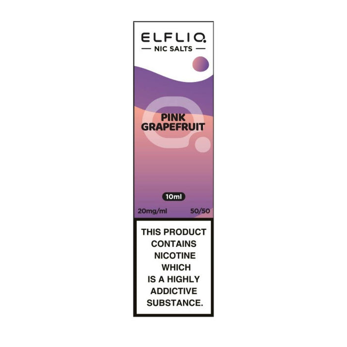 Pink Grapefruit 10ml Elfliq Nic Salt E-Liquid by Elf Bar