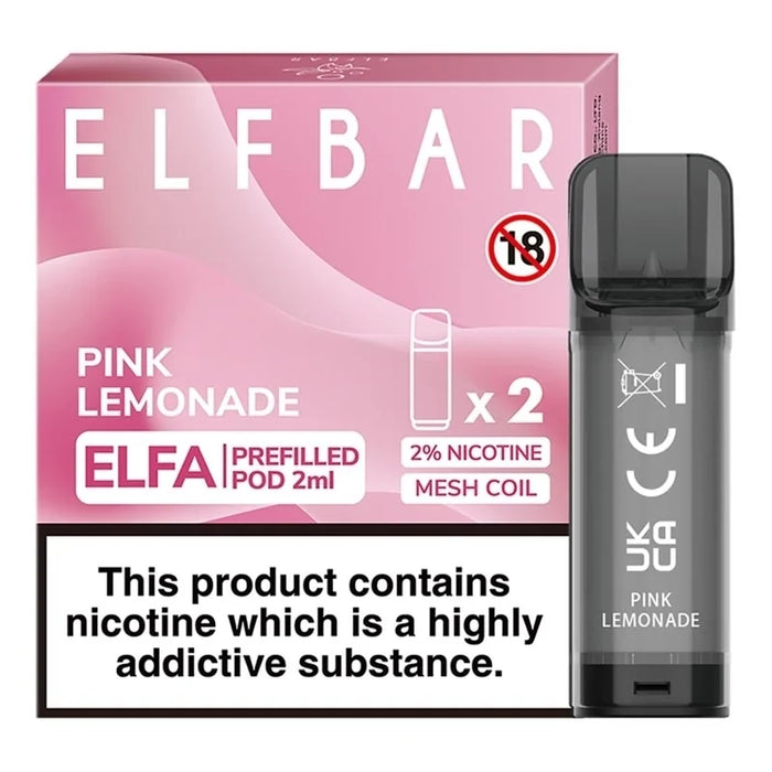 Elf Bar ELFA Pre-Filled E Liquid Pods - Nic Salt 2ml 20mg