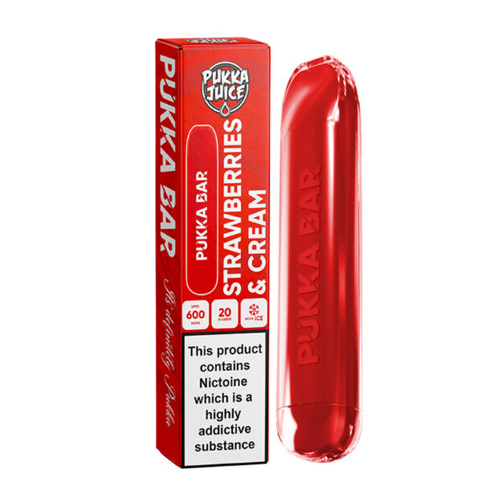 Pukka Bar 600 Puff Disposable Vape Nic Salt