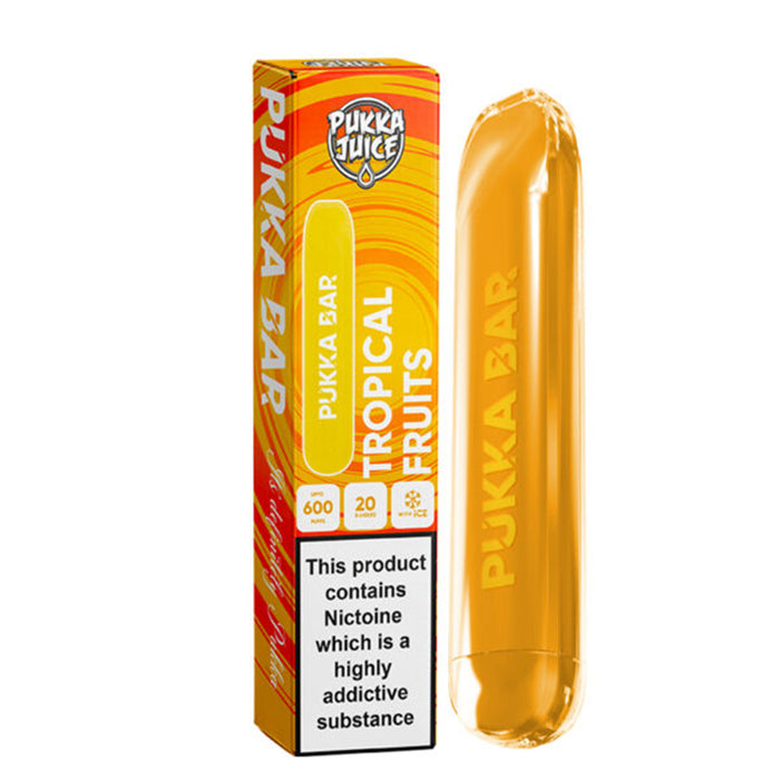 Pukka Bar 600 Puff Disposable Vape Nic Salt