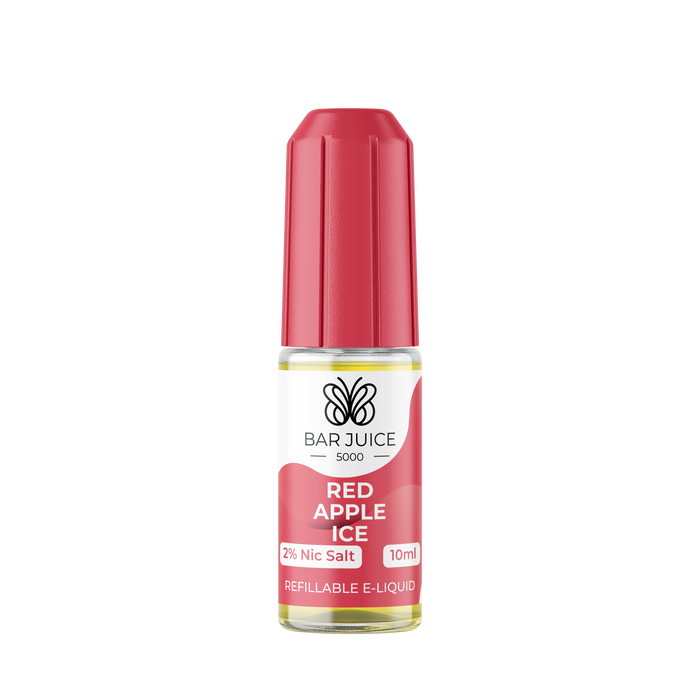 Red Apple Ice 10ml Nic Salt E-Liquid by Bar Juice 5000