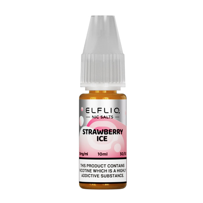 Strawberry Ice 10ml Elfliq Nic Salt E-Liquid by Elf Bar