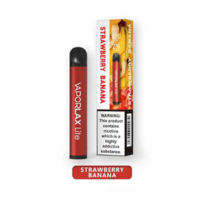 Vaporlax Lite Bar 600 Puffs Disposable Nic Salt Vape Pod Device
