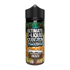 Gingerbread Man Christmas 100ml Shortfill E-Liquid by Ultimate Juice