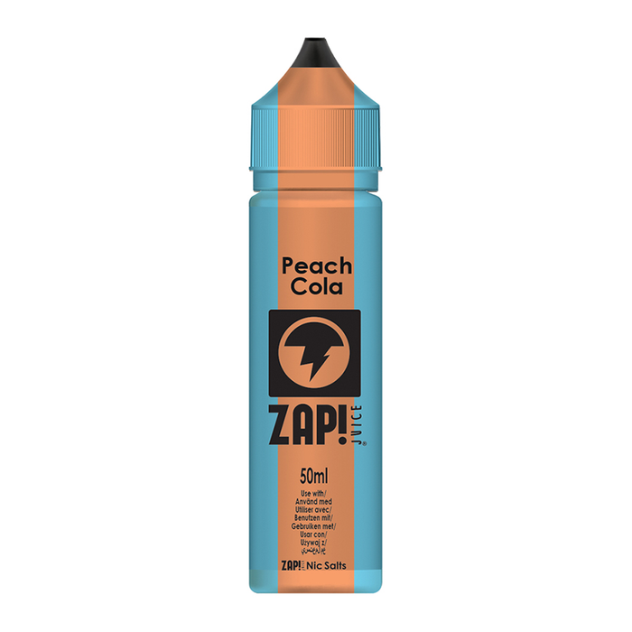Peach Cola 50ml Shortfill E-liquid By Zap! Vintage Cola