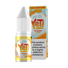 Orange Lemon 10ml Nic Salt E-Liquid By YeTi