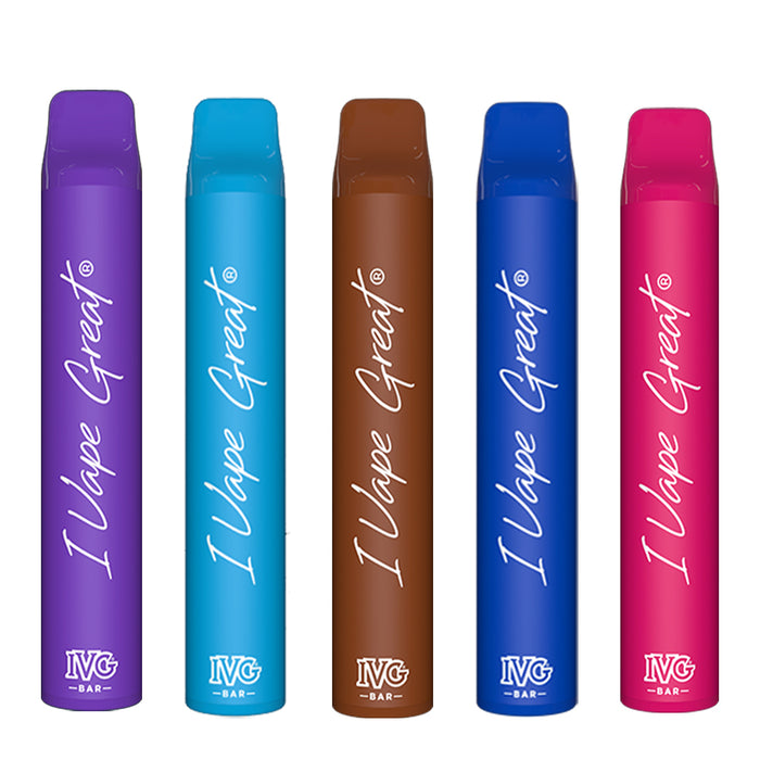 IVG Bar 800 Puff Disposable Nic Salt Vape Pod Kit