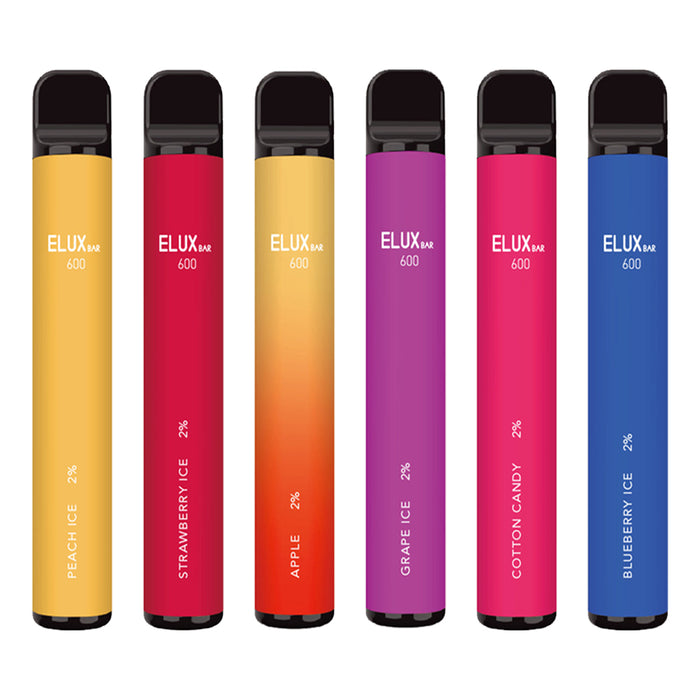 Elux Bar 600 Puff Disposable Vape Pen Device