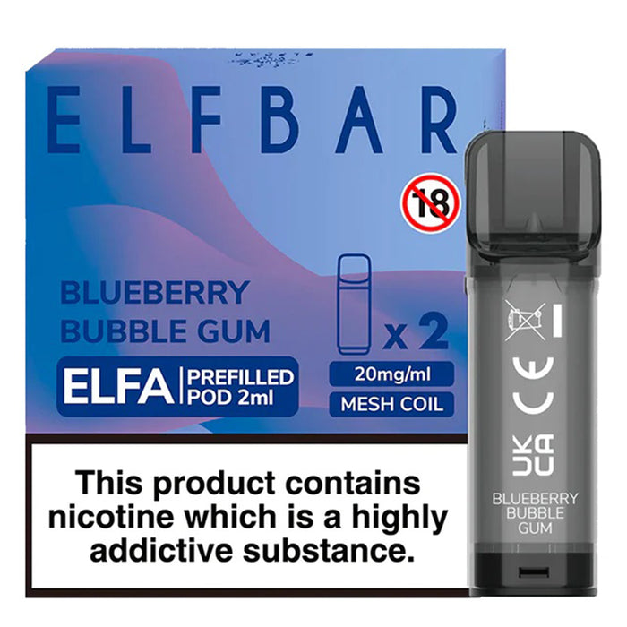 Elf Bar ELFA Pre-Filled E Liquid Pods - Nic Salt 2ml 20mg