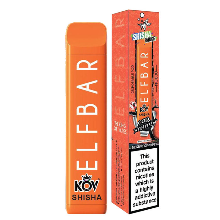 Elf bar NC600 Shisha Range 600 Puffs Disposable Vape Bar