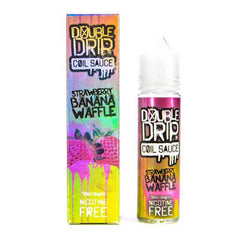 Strawberry Banana Waffle 50ml Shortfill E-Liquid By Double Drip