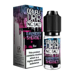 Raspberry Sherbet 10ml Nic Salt E Liquid Double Drip