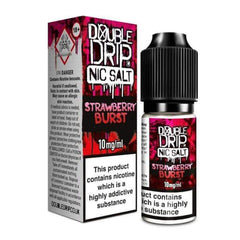 Strawberry Burst 10ml Nic Salt E Liquid Double Drip