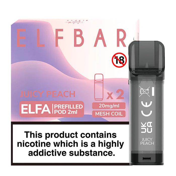 Elf Bar ELFA Pre-Filled E Liquid Pods - Nic Salt 2ml 20mg