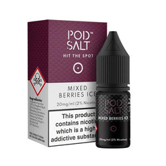 Mixed Berries Ice 10ml Nicotine Salt E-Liquid by Core Pod Salt