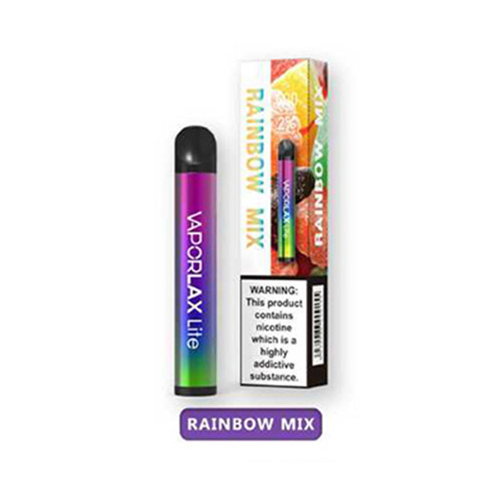 Vaporlax Lite Bar 600 Puffs Disposable Nic Salt Vape Pod Device