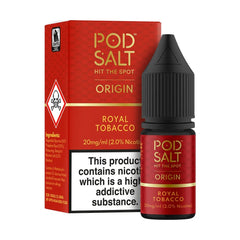 Royal Tobacco 10ml Nicotine Salt E-Liquid by Origin Pod Salt