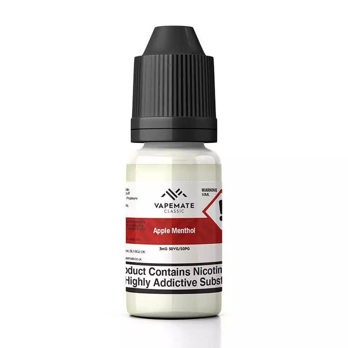 Apple Menthol 10ml E-Liquid By Vapemate