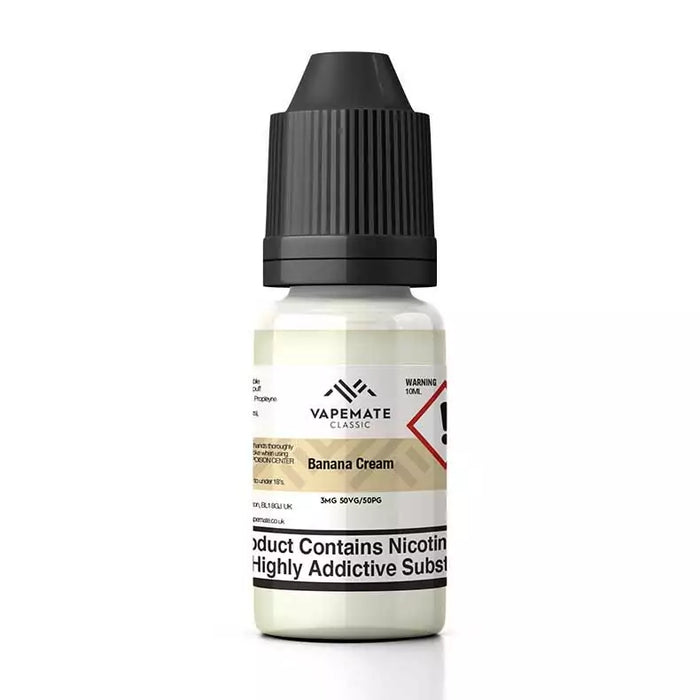 Banana Cream 10ml E-Liquid By Vapemate