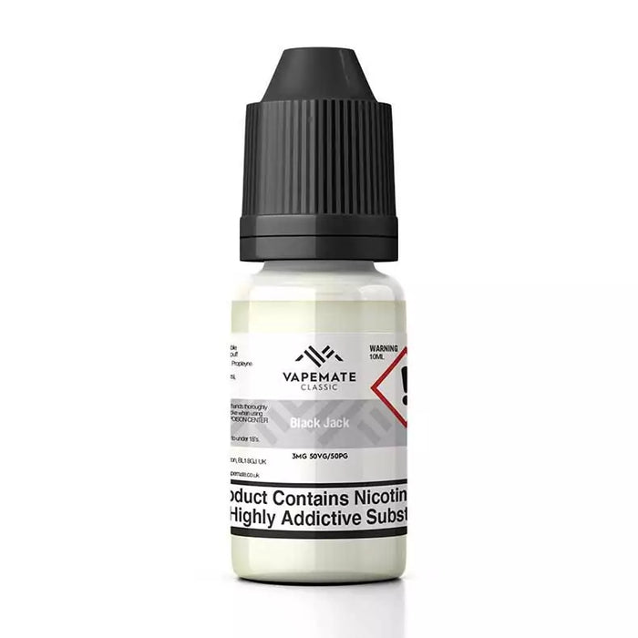 Blackjack 10ml E-Liquid By Vapemate