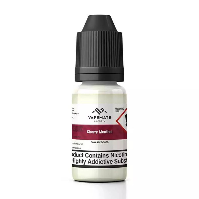 Cherry Menthol 10ml E-Liquid By Vapemate