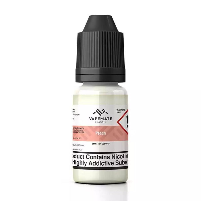 Peach 10ml E-Liquid By Vapemate