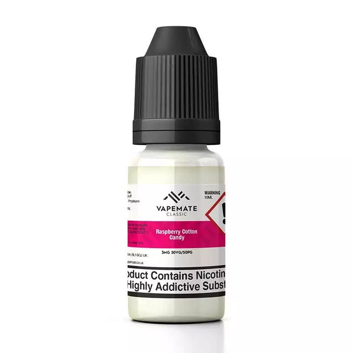 Raspberry Cotton Candy 10ml E-Liquid By Vapemate