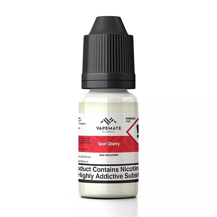 Sour Cherry 10ml E-Liquid By Vapemate